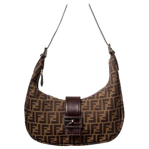 vintage fendi croissant bag|fendi baguette history.